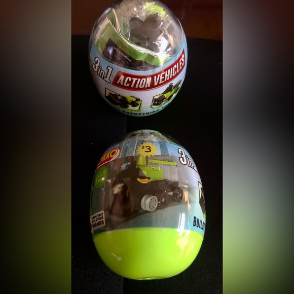 Building Blocks! 8 Blokko 3 In 1 Action Vehicles- Party Favors, Gifts, Presents - Picture 4 of 6